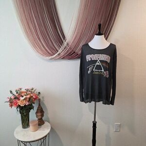 Pink Floyd Distressed Acid Washed Shirt Sz S